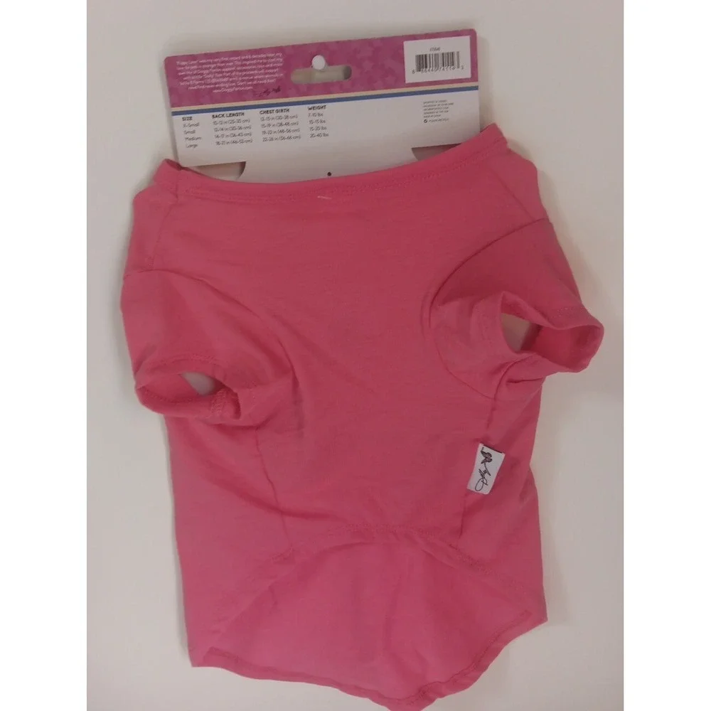 Doggy Parton‎ Dog T Shirt M Pink It Costs A Lot of Money to Look This Cheap READ